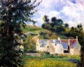 houses of l hermitage pontoise 1879 Camille Pissarro